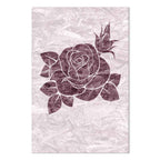 Floral Texture Vertical Canvas Print