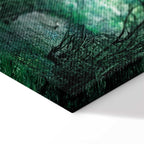 Green Pergola Nature Canvas Print