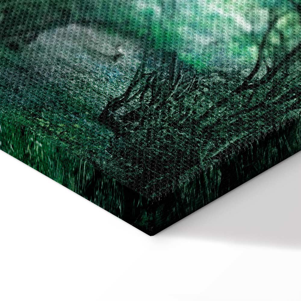 Green Pergola Nature Canvas Print