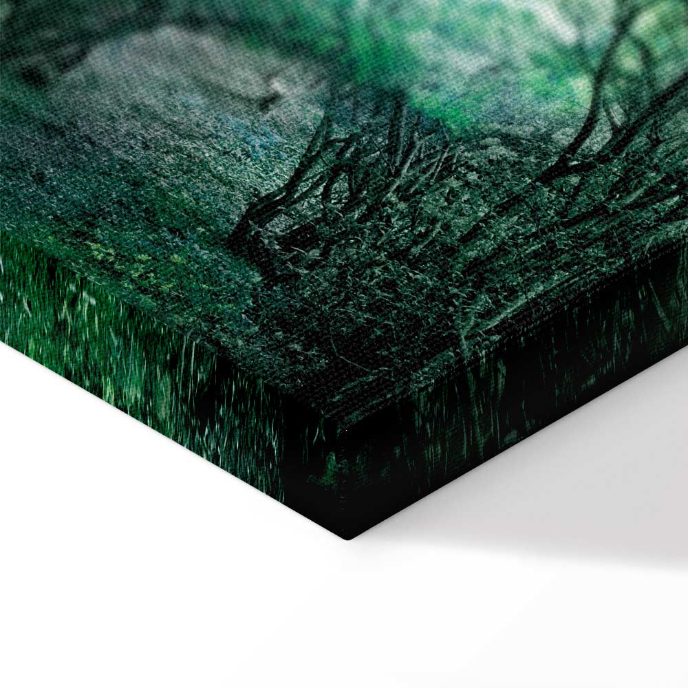 Green Pergola Nature Canvas Print