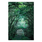 Green Pergola Nature Canvas Print