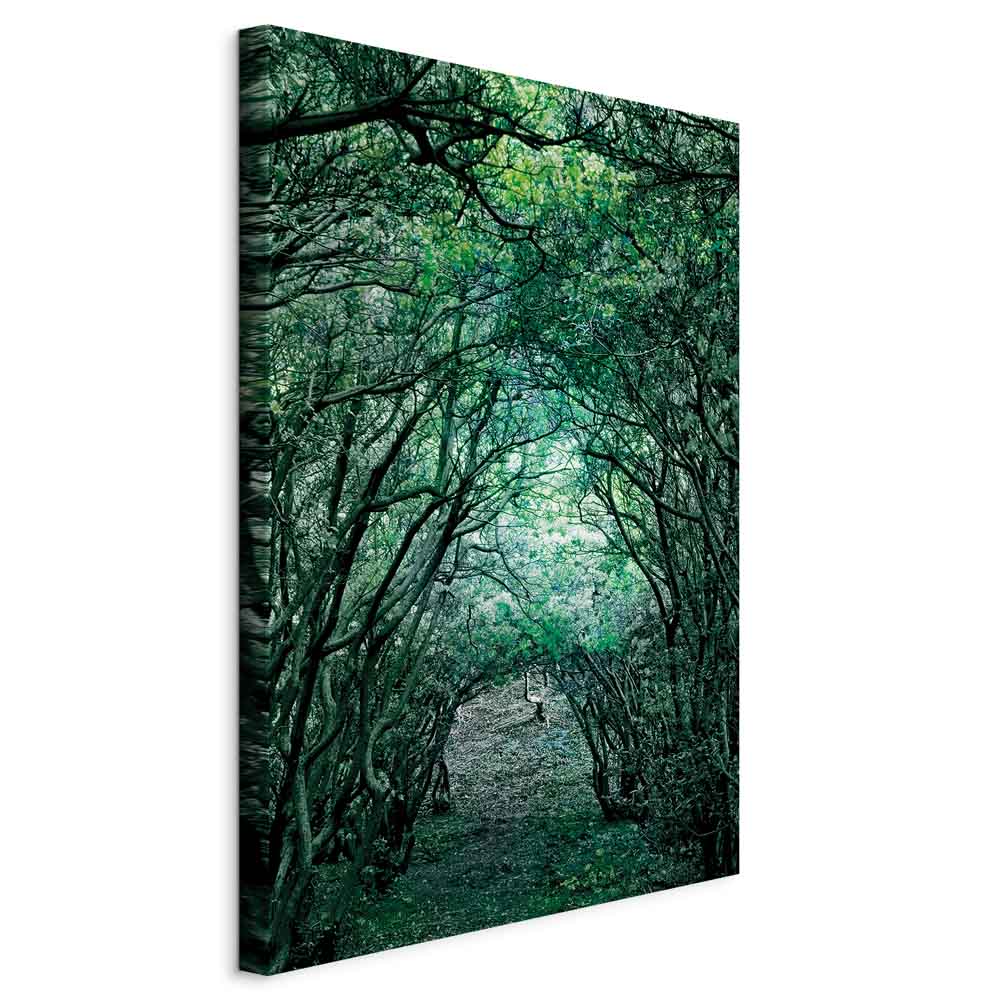 Green Pergola Nature Canvas Print