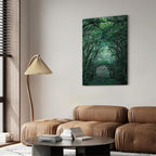 Green Pergola Nature Canvas Print