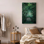 Green Pergola Nature Canvas Print