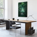 Green Pergola Nature Canvas Print