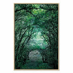 Green Pergola Nature Canvas Print