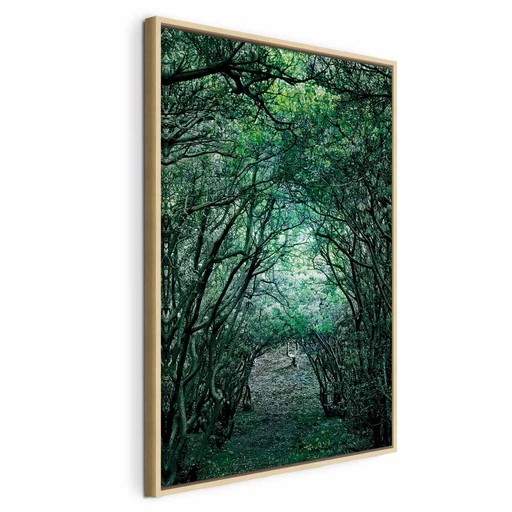 Green Pergola Nature Canvas Print