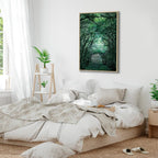 Green Pergola Nature Canvas Print