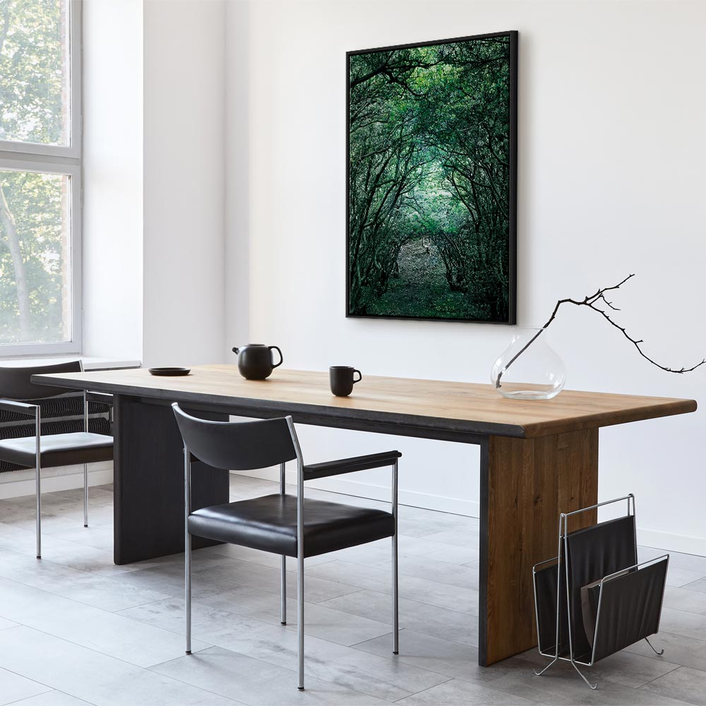 Green Pergola Nature Canvas Print