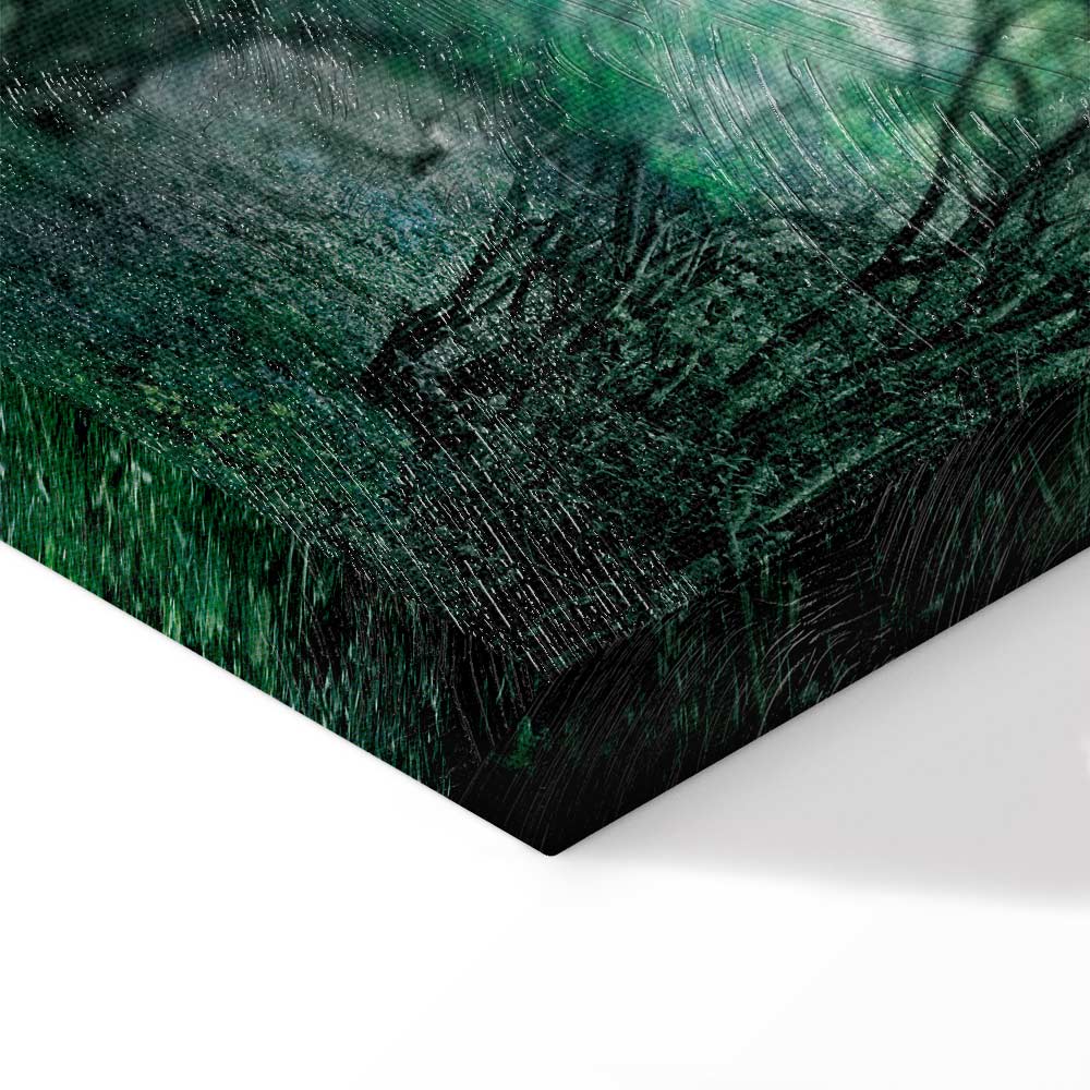 Green Pergola Nature Canvas Print