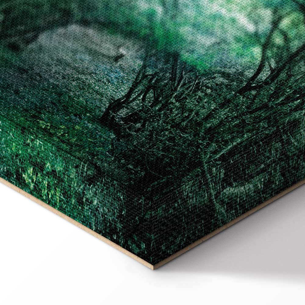 Green Pergola Nature Canvas Print