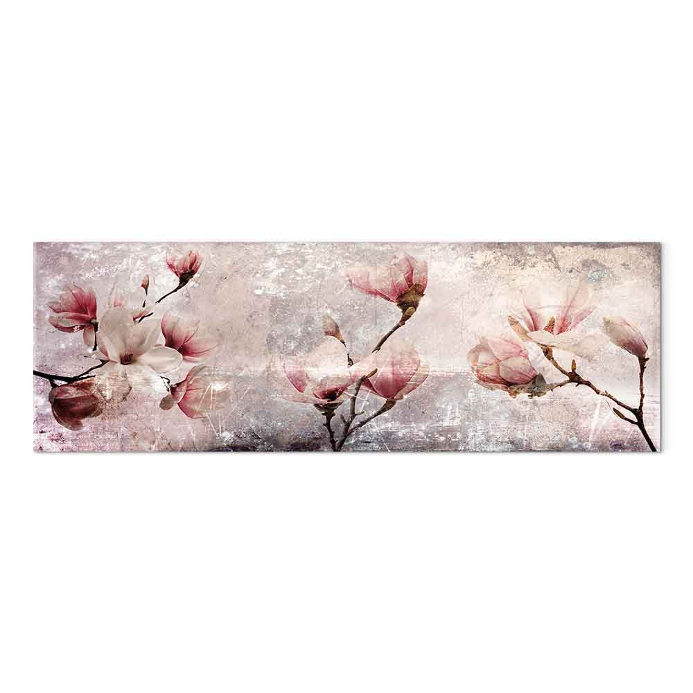Magnolia Floral Narrow Canvas Print