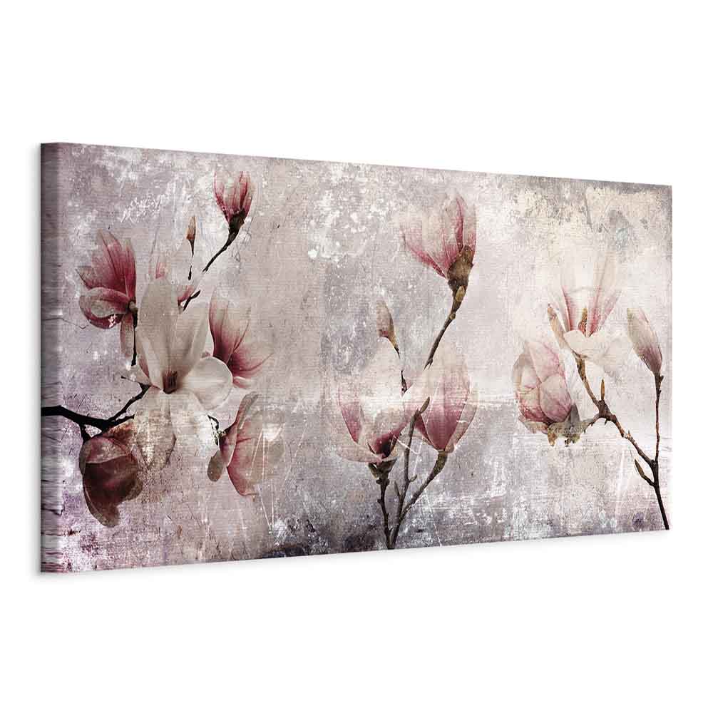 Magnolia Floral Narrow Canvas Print