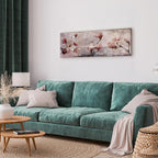 Magnolia Floral Narrow Canvas Print