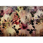 Colorful Nostalgia Flowers Wall Mural