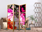 Floral Abundance Japanese 3-Panel Room Divider