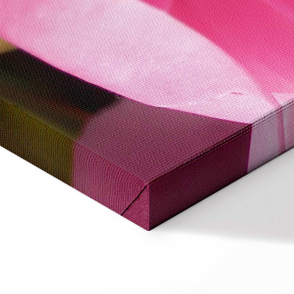 Pink Peony Flower Floral Canvas Print