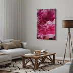 Pink Peony Flower Floral Canvas Print