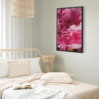 Pink Peony Flower Floral Canvas Print