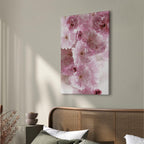 Pink Flower Petals Glamour Canvas Print