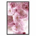 Pink Flower Petals Glamour Canvas Print