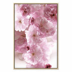 Pink Flower Petals Glamour Canvas Print