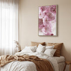 Pink Flower Petals Glamour Canvas Print