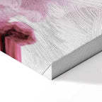 Pink Flower Petals Glamour Canvas Print