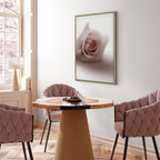 Pastel Pink Rose Floral Canvas Print