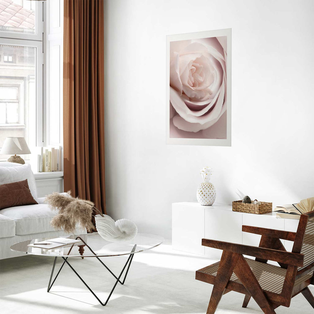 Porcelain Rose Floral Poster