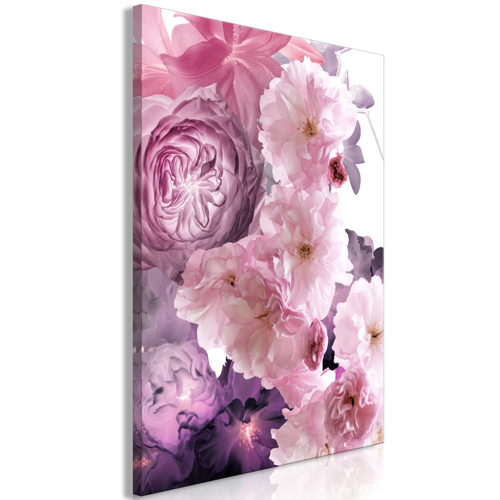 Canvas Print - Garden of Floral Scents Pink Tones