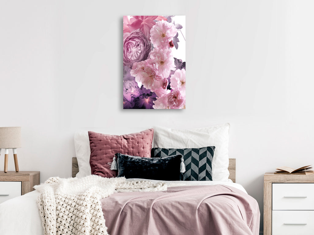Canvas Print - Garden of Floral Scents Pink Tones