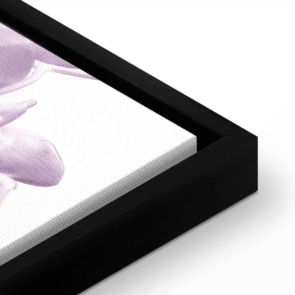 Pink Floral Garden Canvas Print