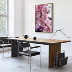 Pink Floral Garden Canvas Print