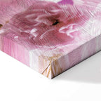 Pink Floral Garden Canvas Print