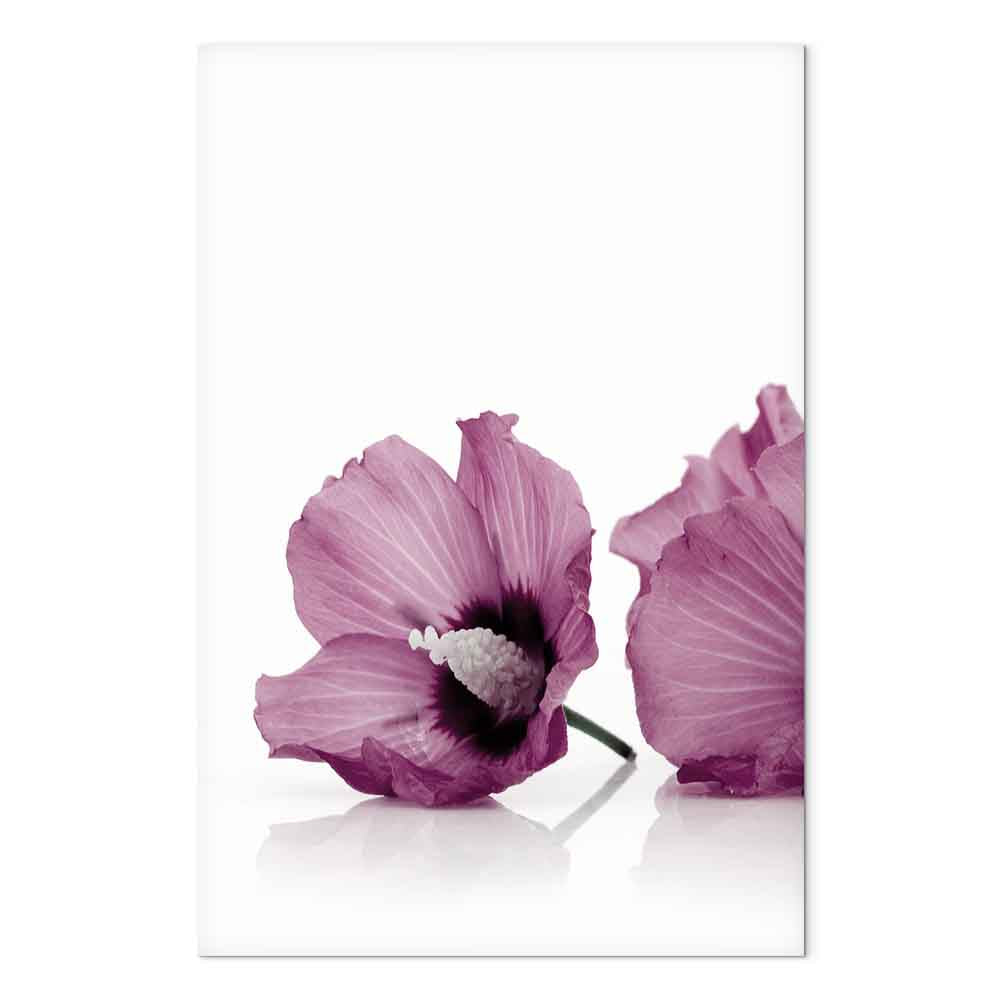 Close Floral Nature Vertical Canvas Print