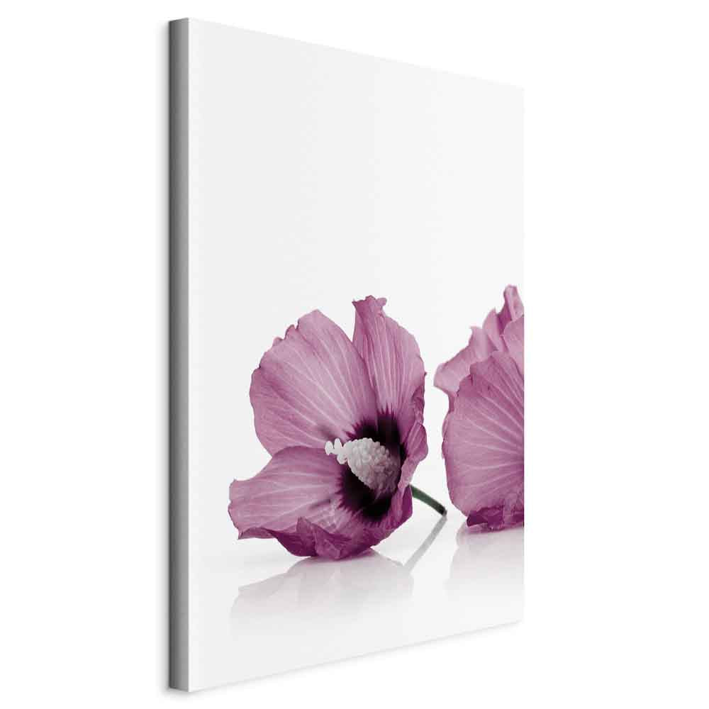 Close Floral Nature Vertical Canvas Print