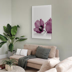 Close Floral Nature Vertical Canvas Print