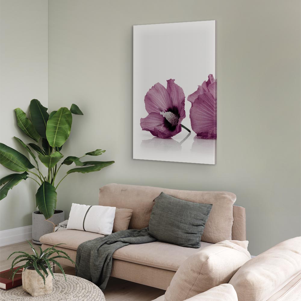 Close Floral Nature Vertical Canvas Print