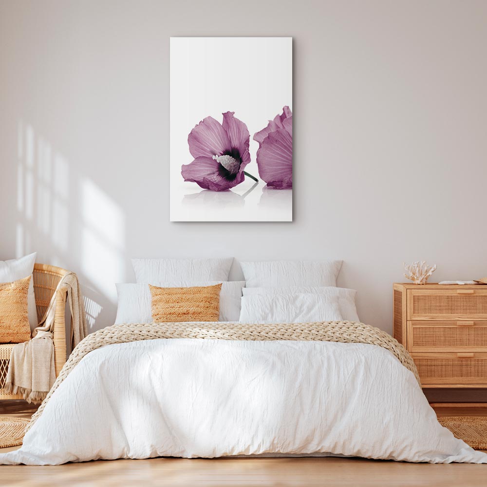 Close Floral Nature Vertical Canvas Print