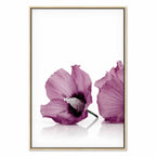Close Floral Nature Vertical Canvas Print