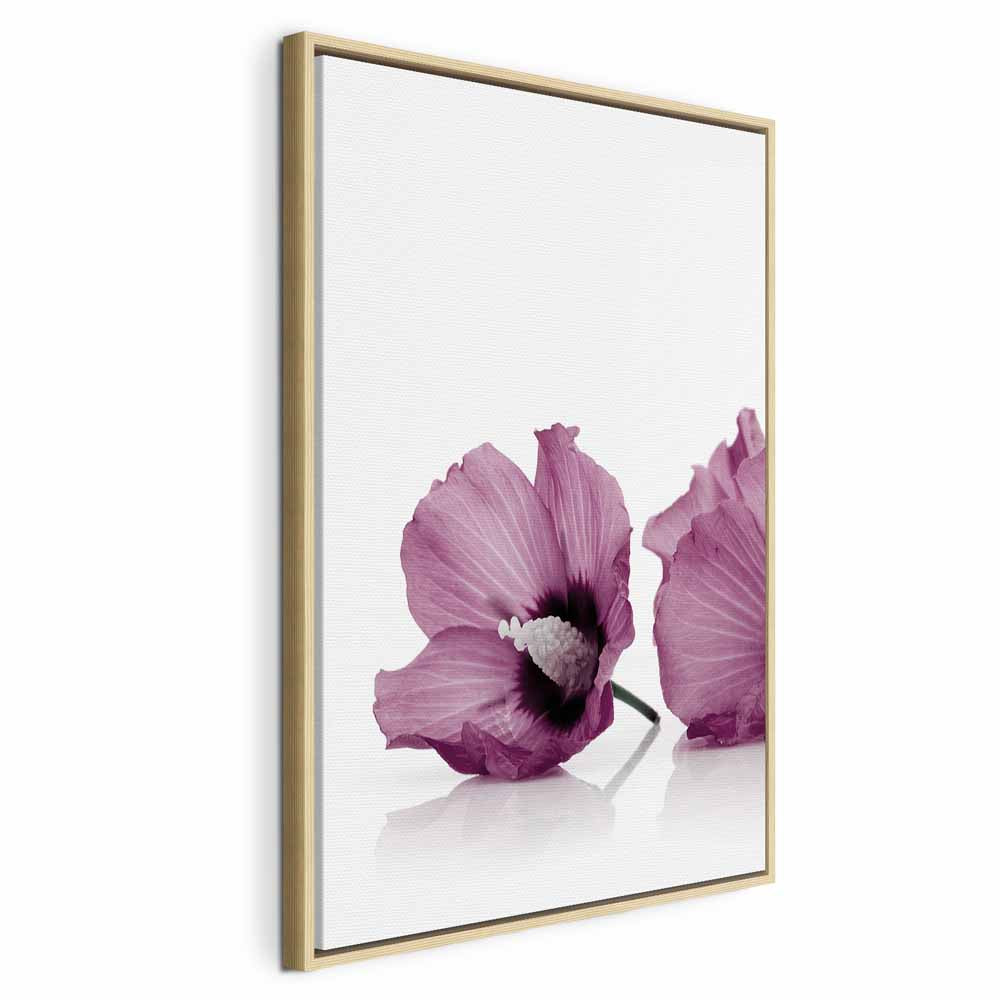 Close Floral Nature Vertical Canvas Print