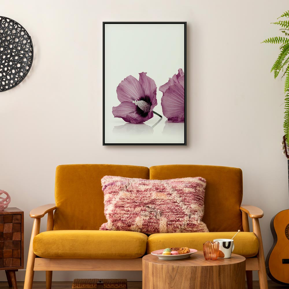 Close Floral Nature Vertical Canvas Print