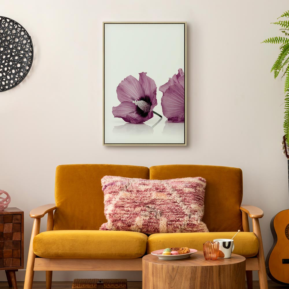 Close Floral Nature Vertical Canvas Print