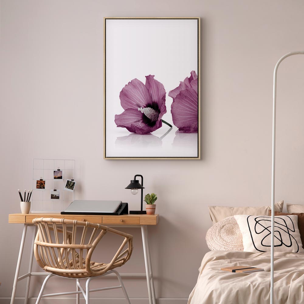 Close Floral Nature Vertical Canvas Print