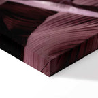 Velvet Leaves Botanical Vertical Canvas Print