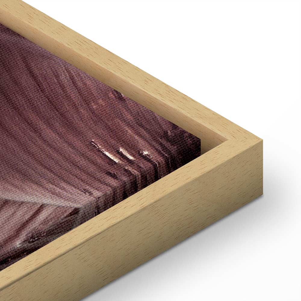 Velvet Leaves Botanical Vertical Canvas Print