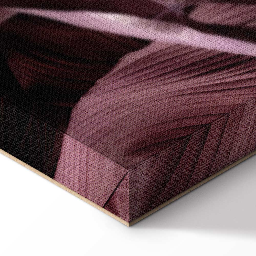 Velvet Leaves Botanical Vertical Canvas Print