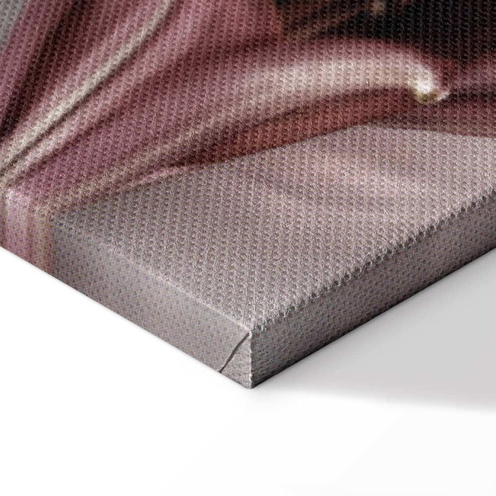 Floral Form Textured Vertical Canvas Print