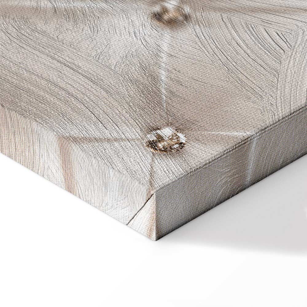 Diamond Lily Floral Texture Vertical Canvas Print